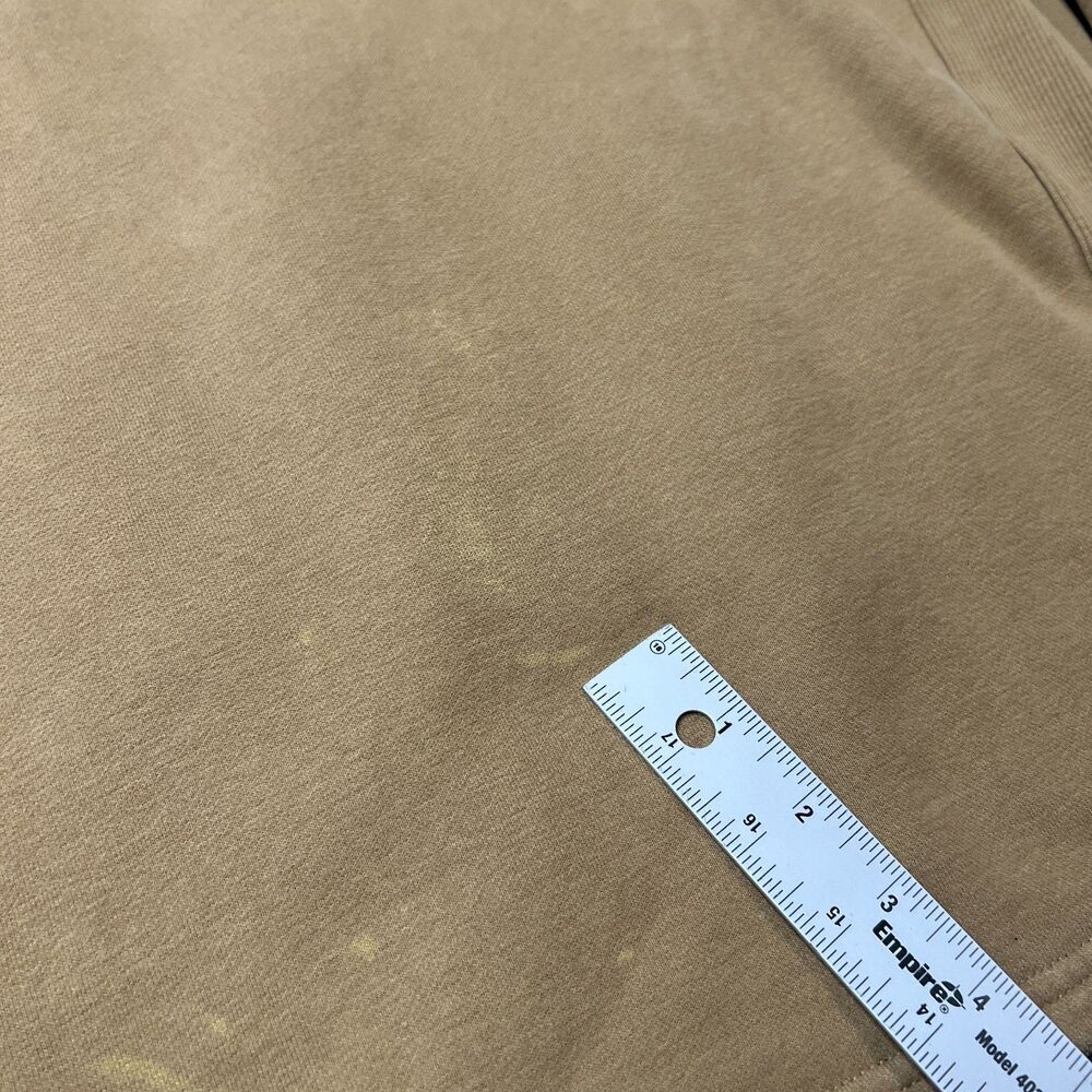 Vuori Restore Sweatshirt Women's Medium Camel Cotton Blend Oversized Crewneck - Picture 11 of 13